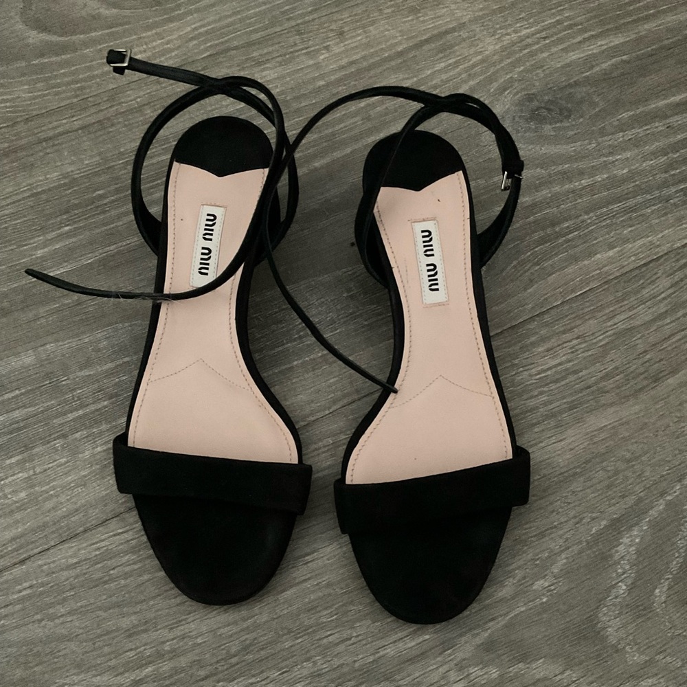 Miu Miu Suede Sandals